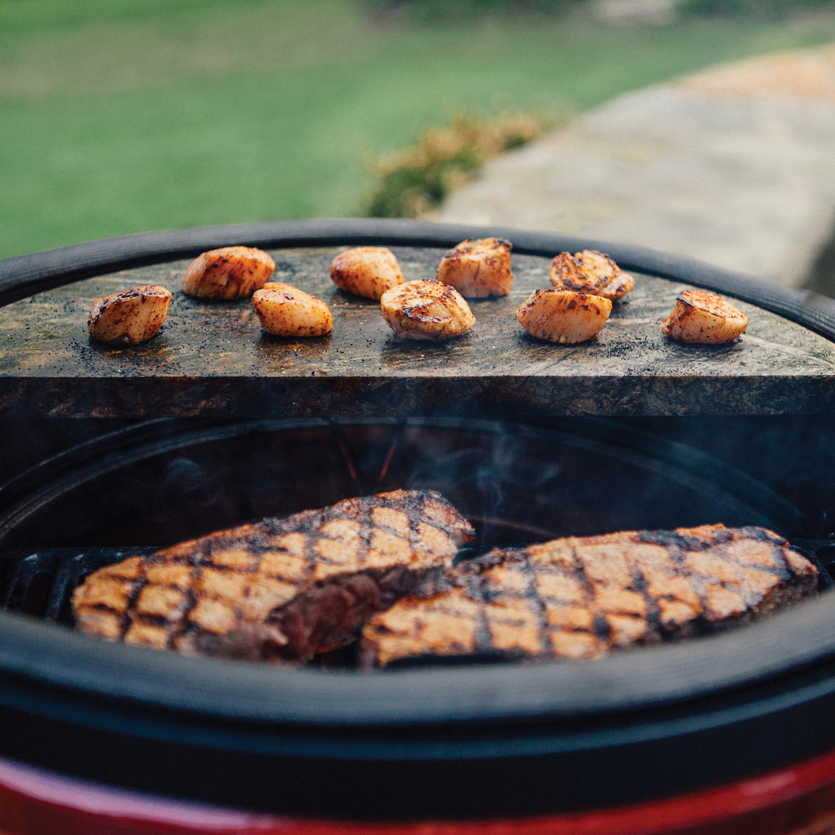 Kamado Joe – Halve maan Speksteen – Soapstone - Afbeelding 4
